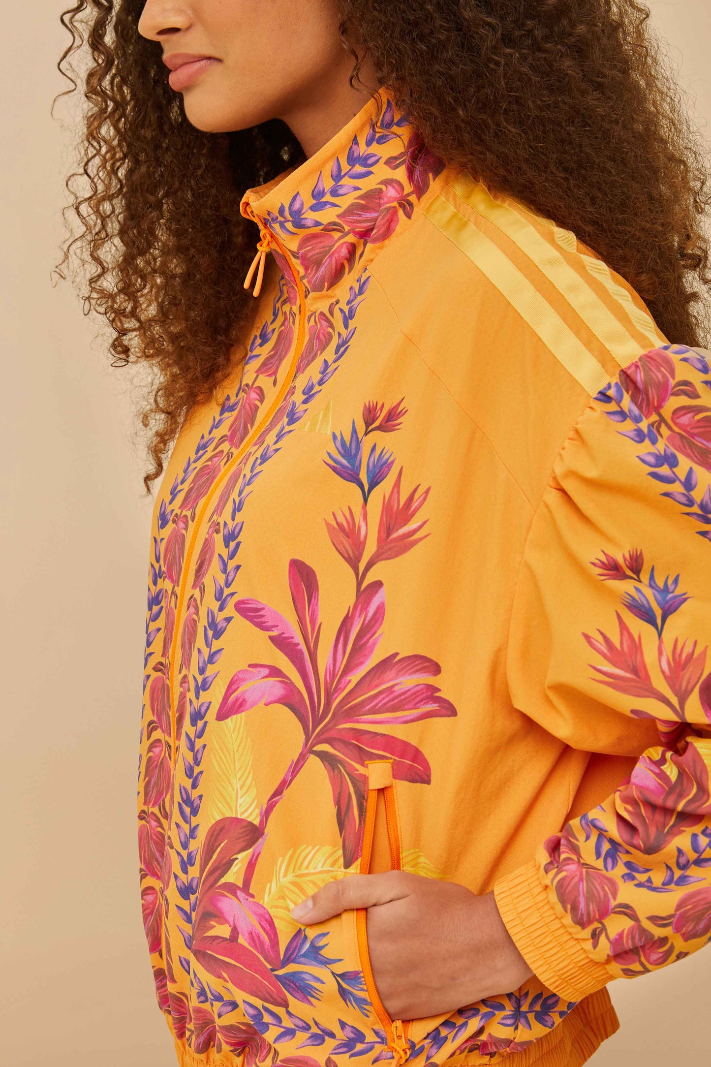 Adidas Tropical Breeze Bright Orange Jacket