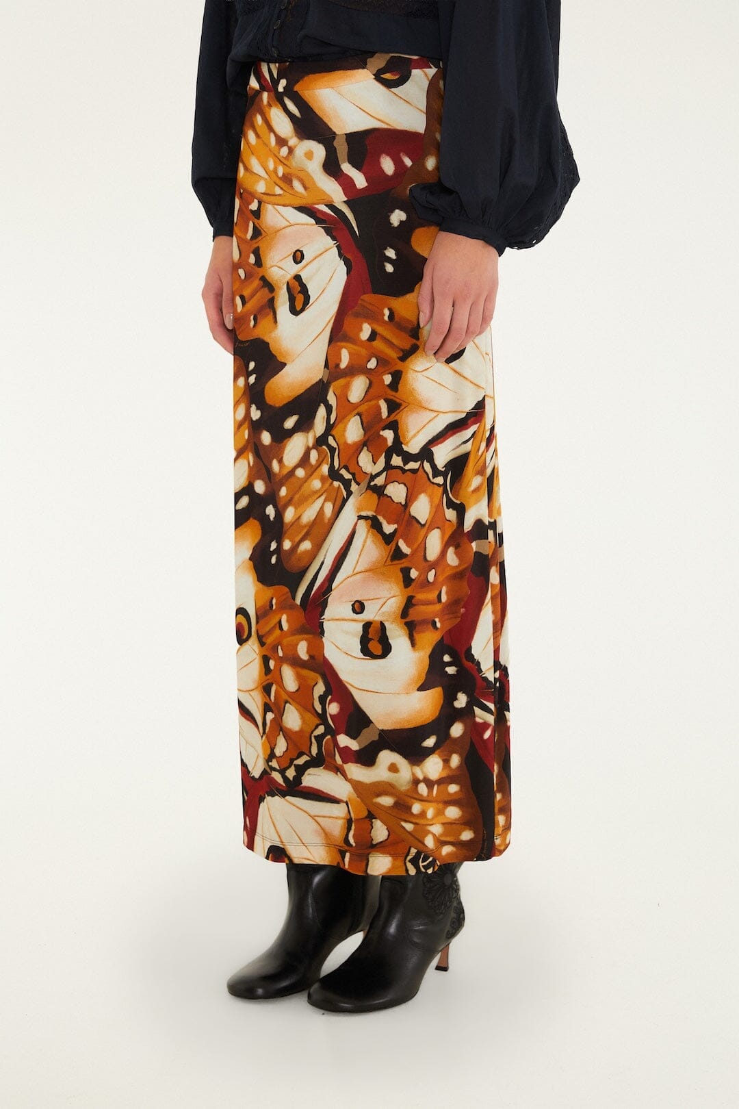 Borbofly Jersey Midi Skirt