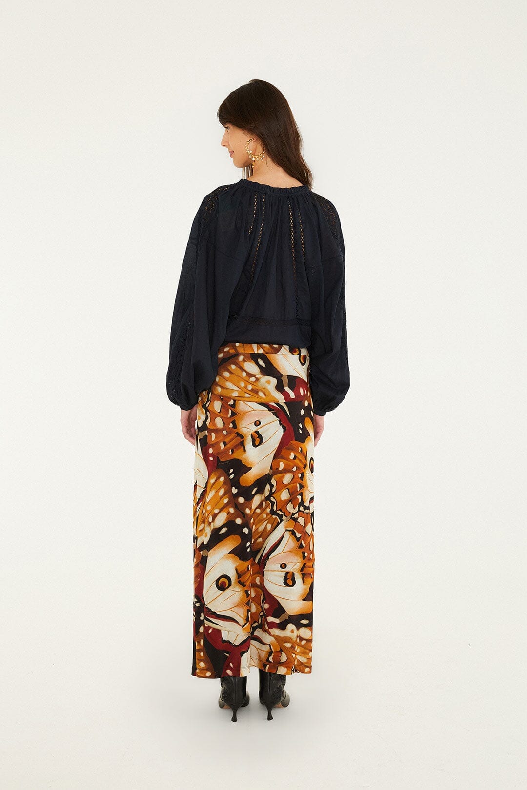 Borbofly Jersey Midi Skirt