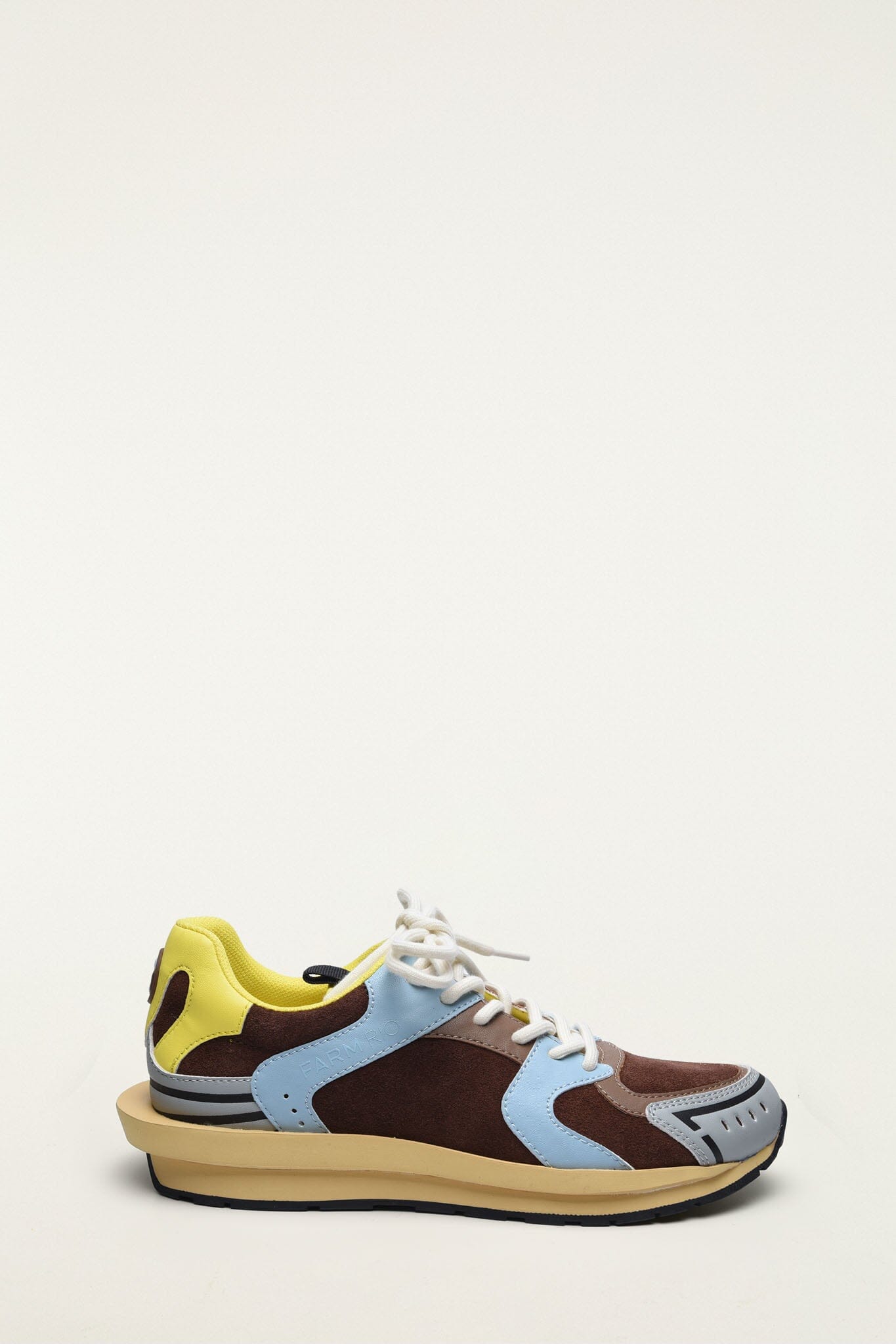 FARM Rio model wearing the Farm Trekking Sneaker