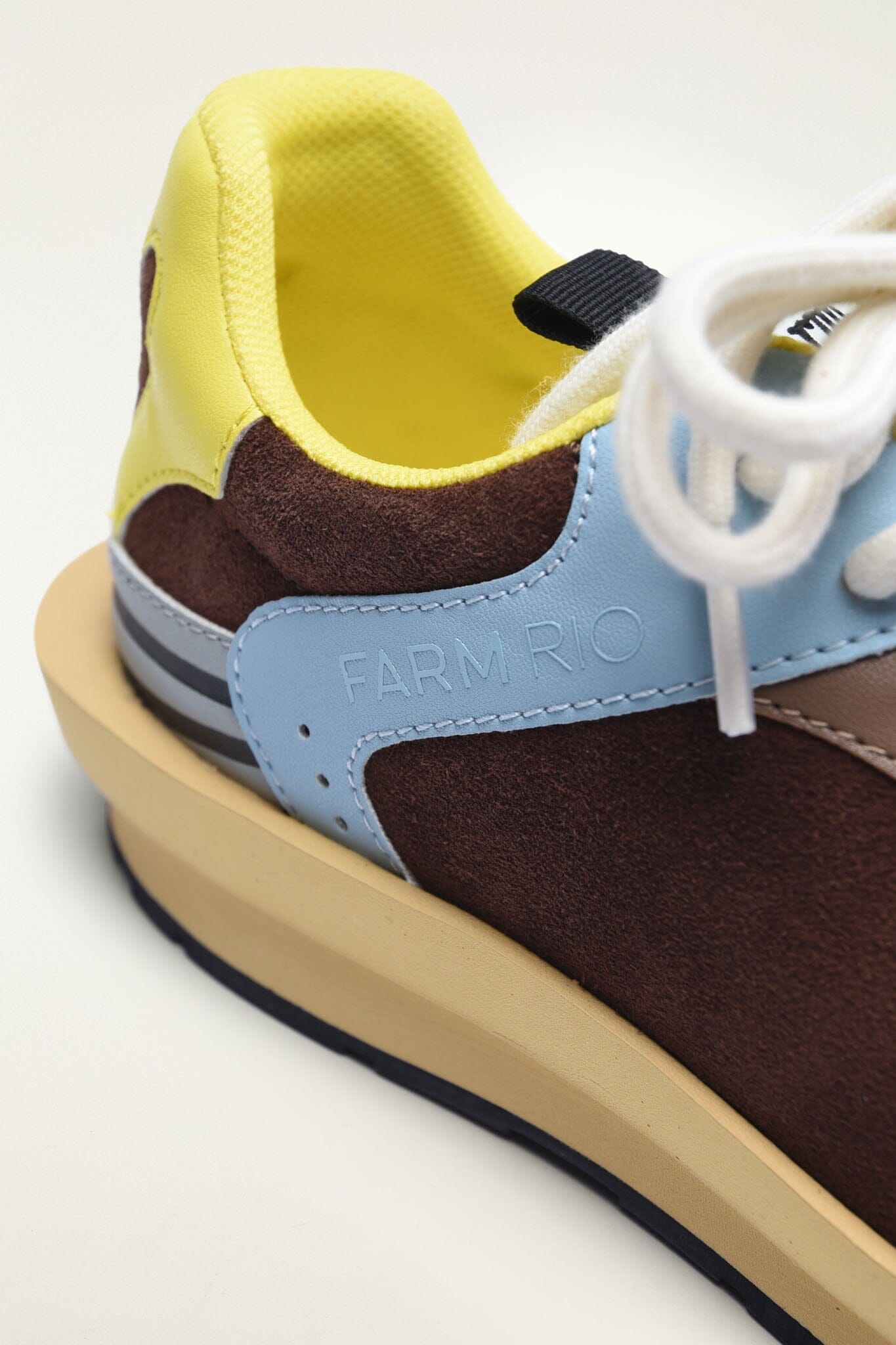 FARM Rio model wearing the Farm Trekking Sneaker