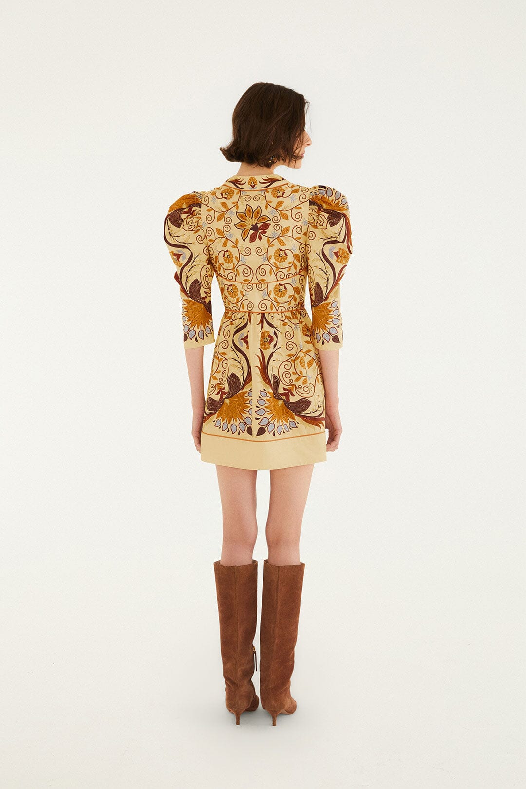 FARM Rio model wearing the Luize Mini Dress