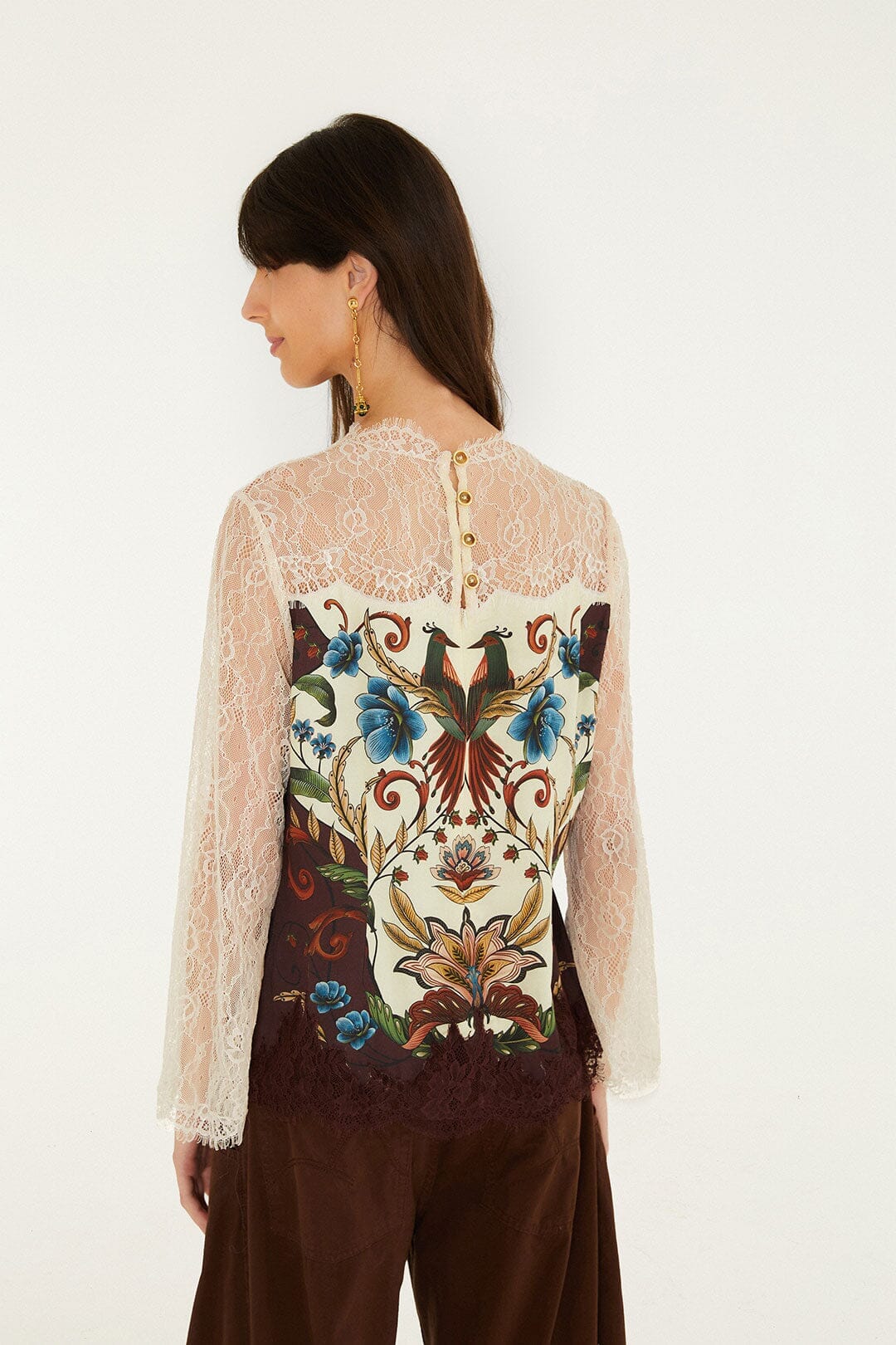 Millena Lace Long Sleeve Blouse