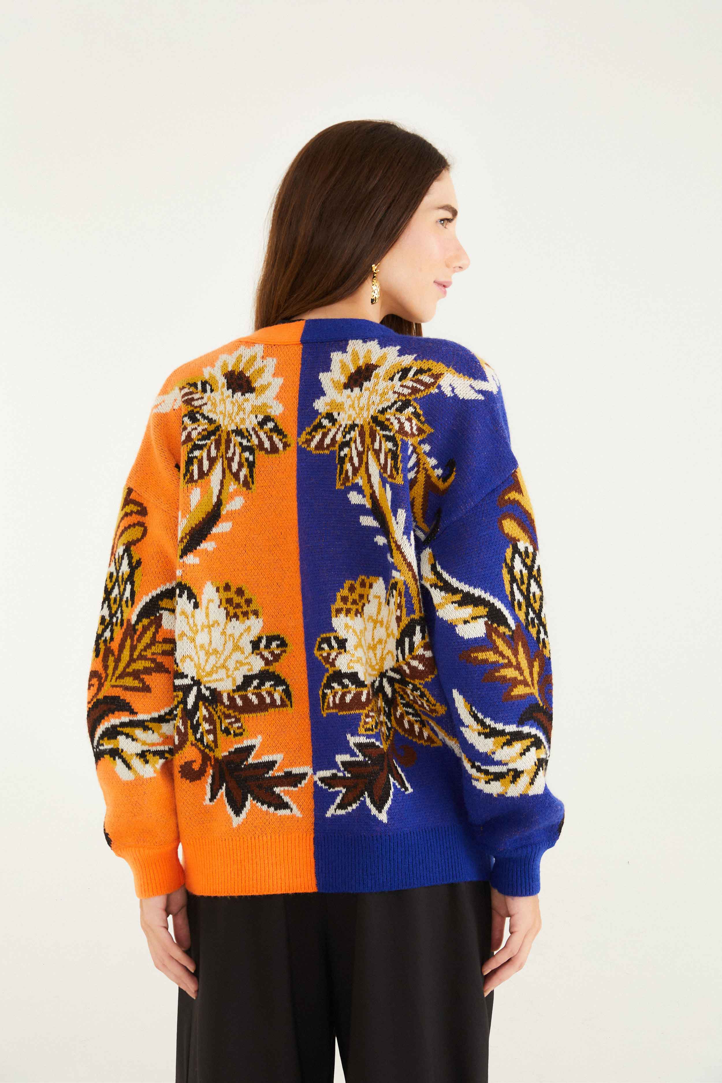 Mixed Arabesque Paradise Knit Cardigan | FARM Rio