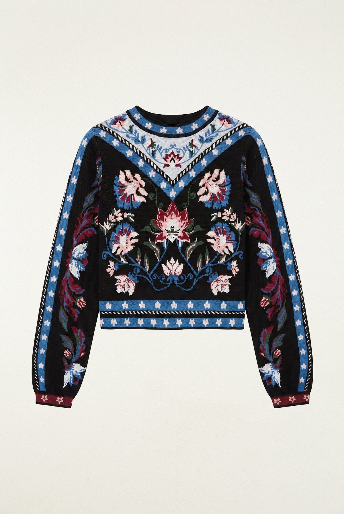 Natalia Crew Neck Knit Sweater