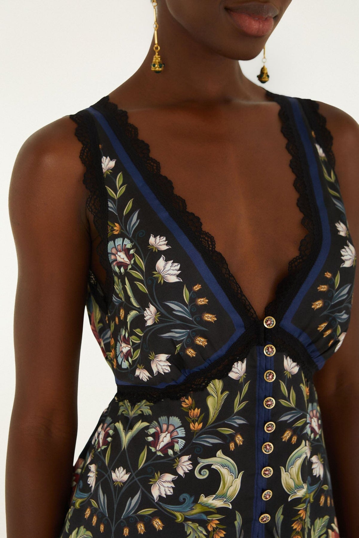 Natalia Lace Sleeveless Blouse
