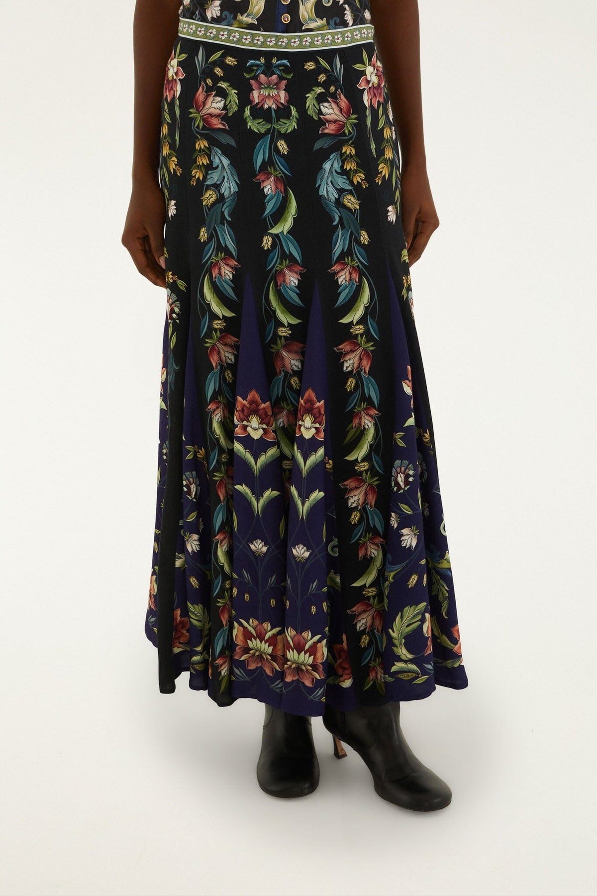 Natalia Pleated Maxi Skirt