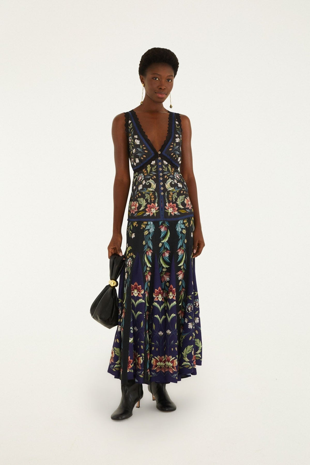 Natalia Pleated Maxi Skirt