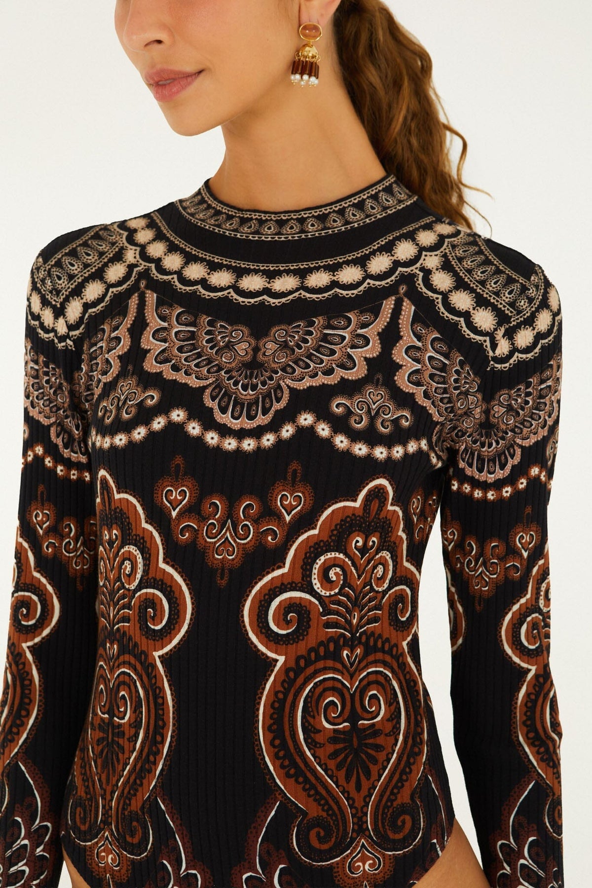 Nicole Long Sleeve Jersey Bodysuit