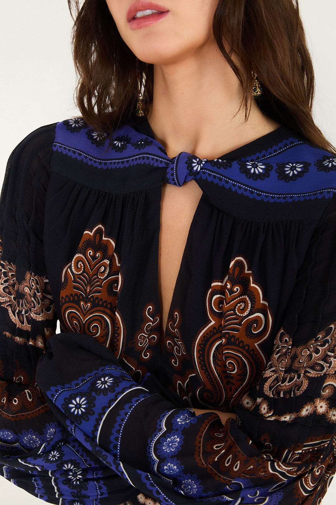 Nicole Pleated Blouse