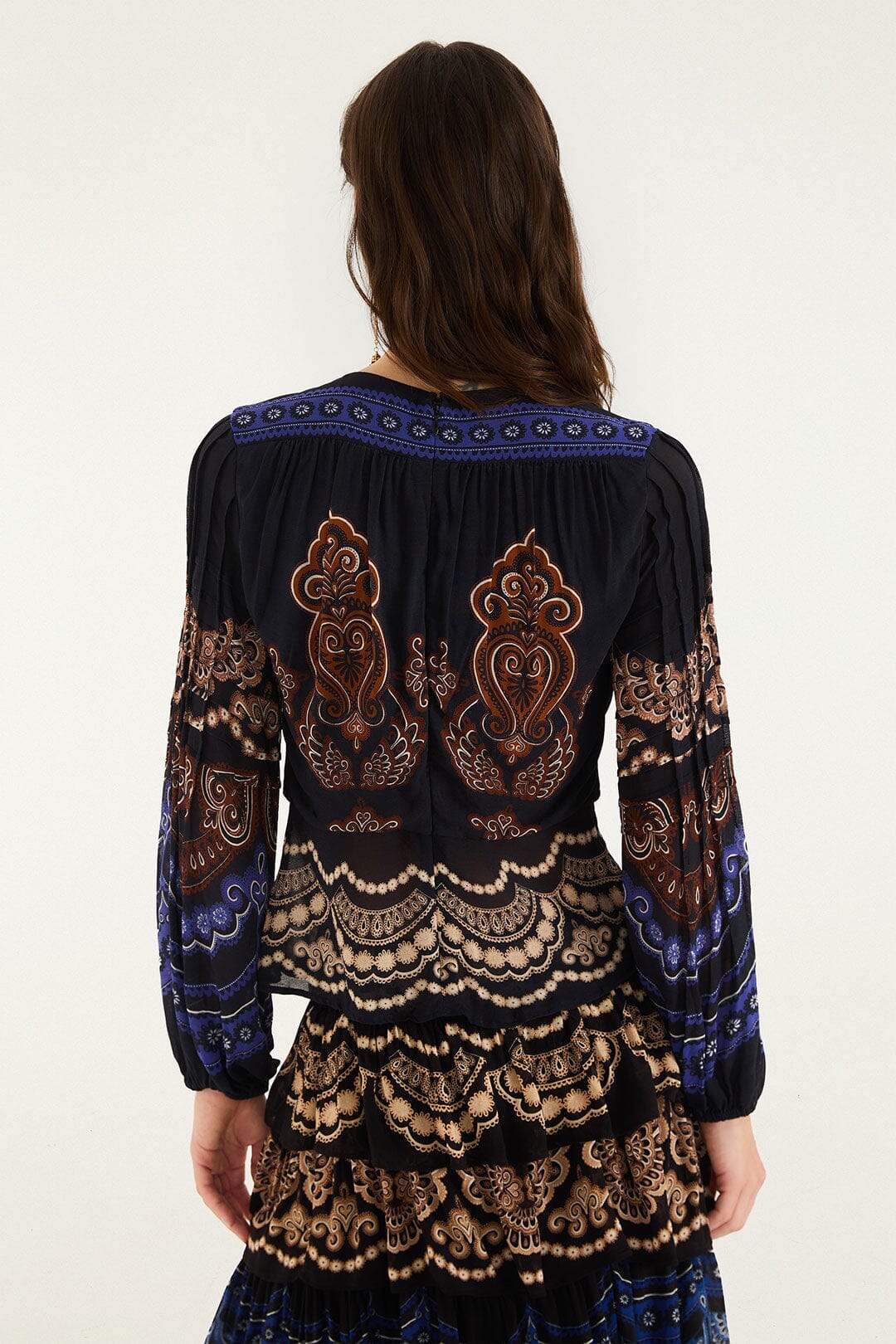 Nicole Pleated Blouse