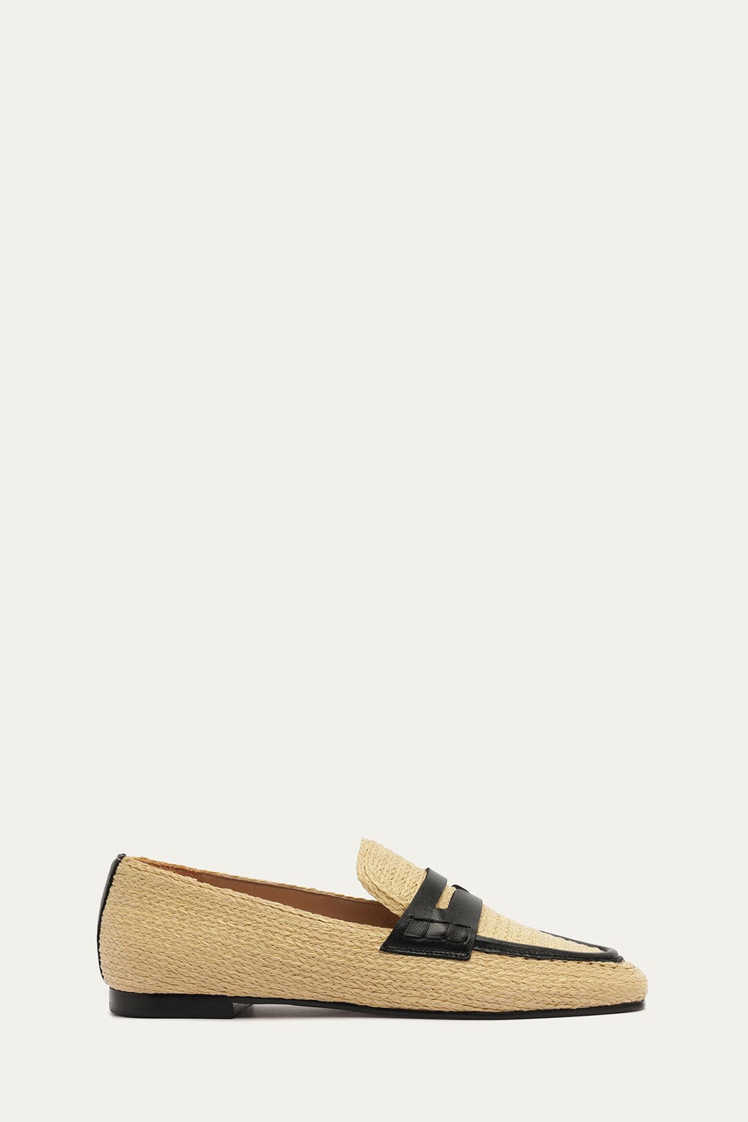 FARM Rio model wearing the Raffia Loafer