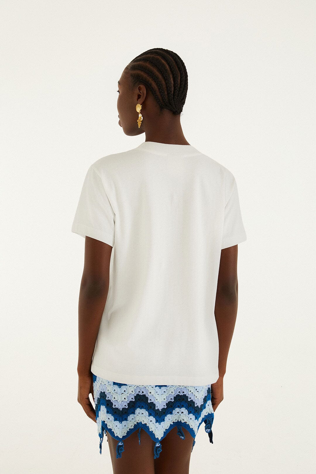 FARM Rio model wearing the Summer Diary Fit T-Shirt