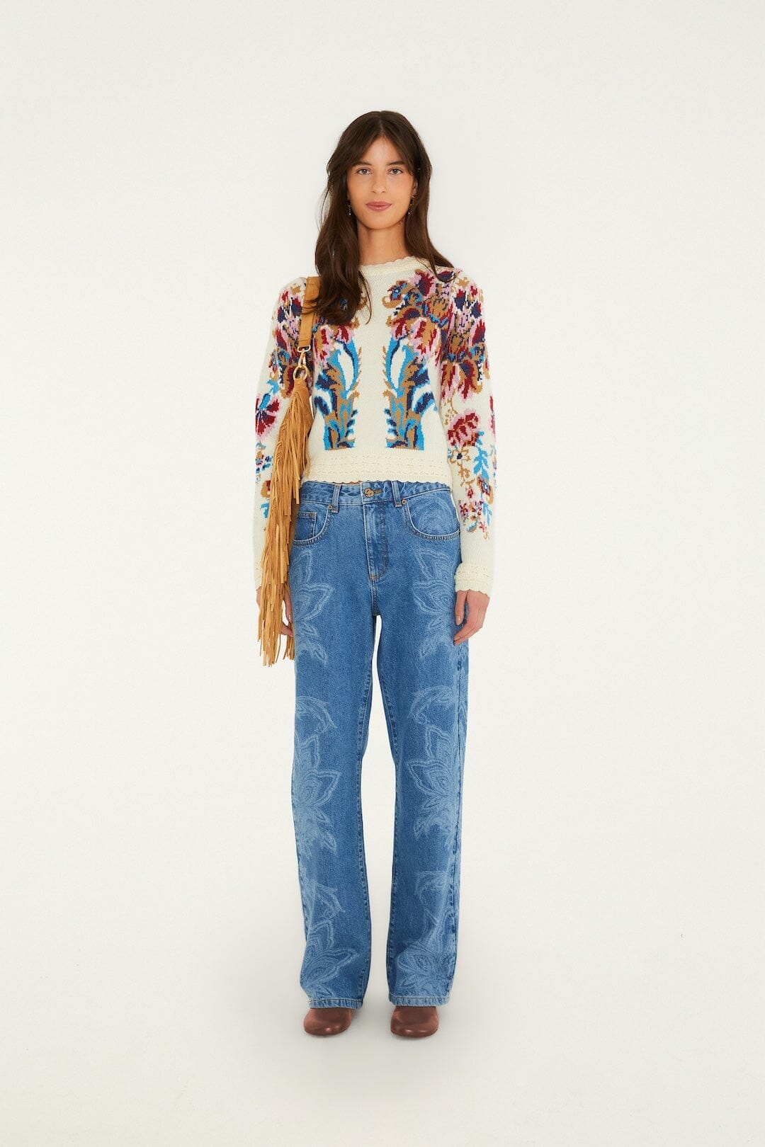 Tapestry Dream Laser Denim Trousers