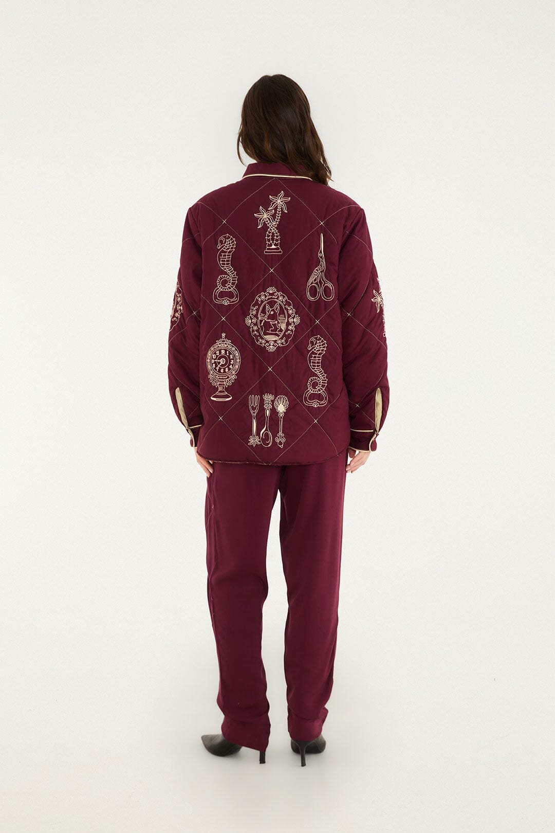Vintage Souvenirs Embroidered Pants