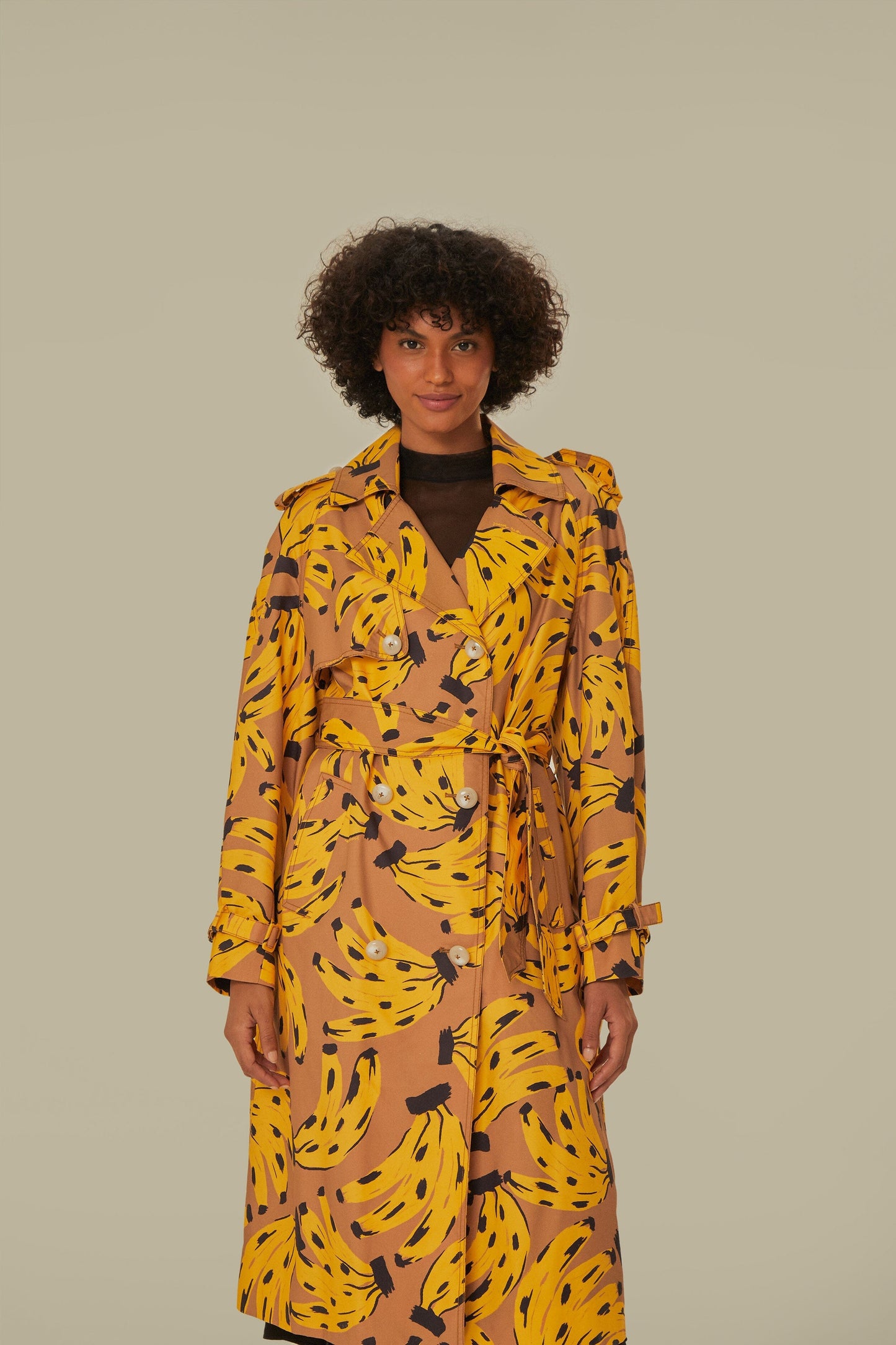 Bossa Banana Trench Coat