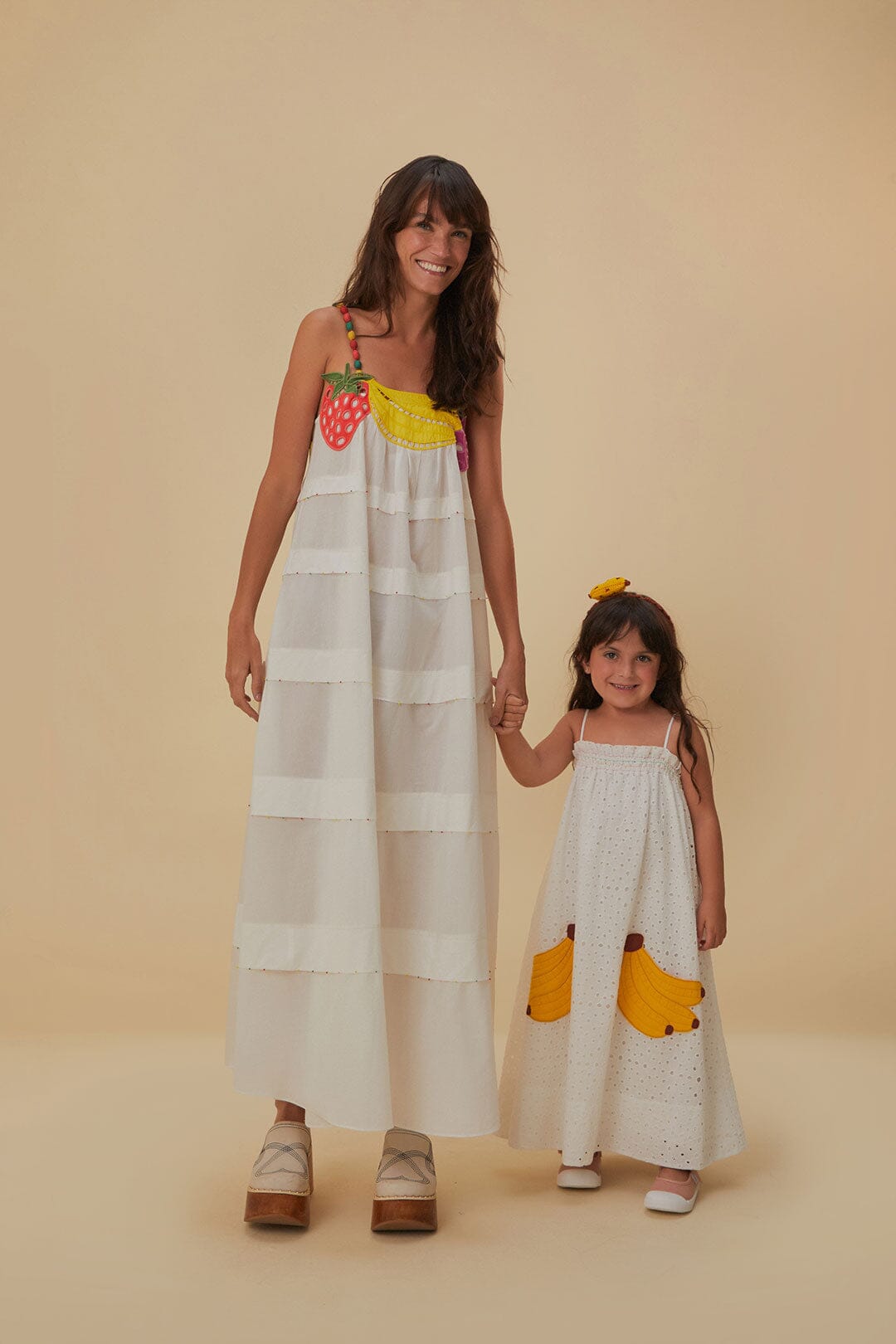 Off-White Fruits Richelieu Sleeveless Maxi Dress