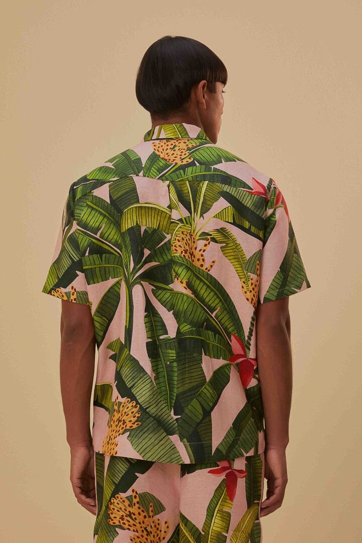 Banana Leaves Lenzing™ Ecovero™ Euroflax™ Unisex Shirt