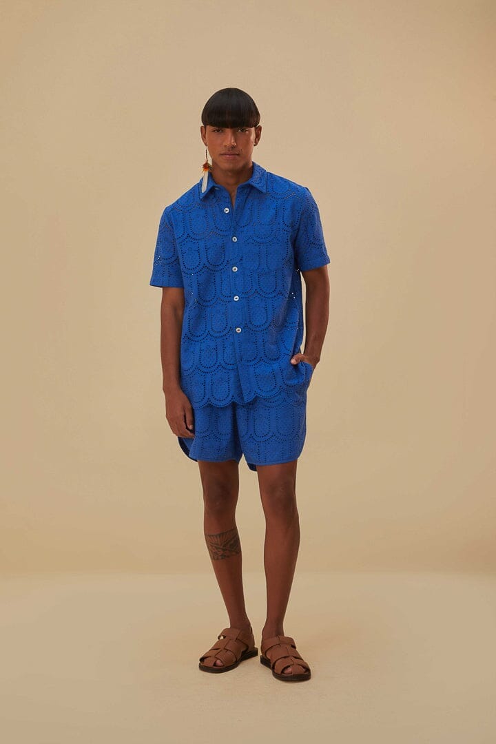 Example: Pineapple Eyelet Shorts