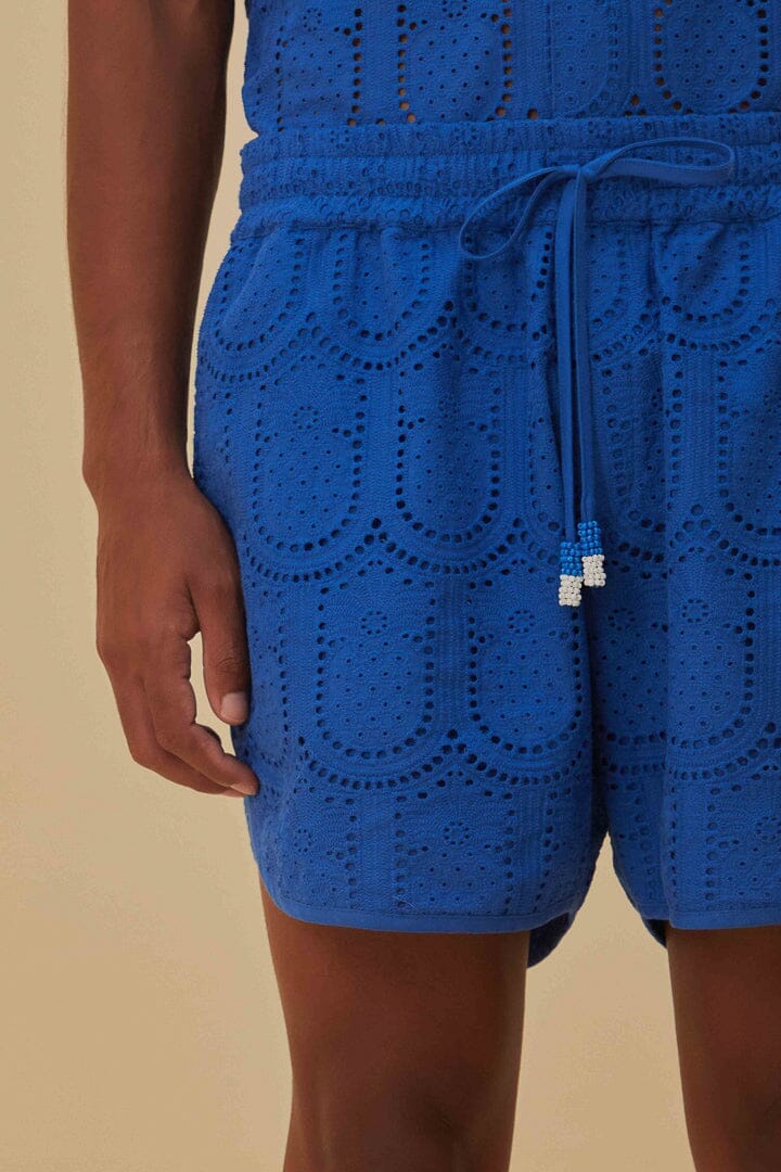 Pineapple Eyelet Shorts