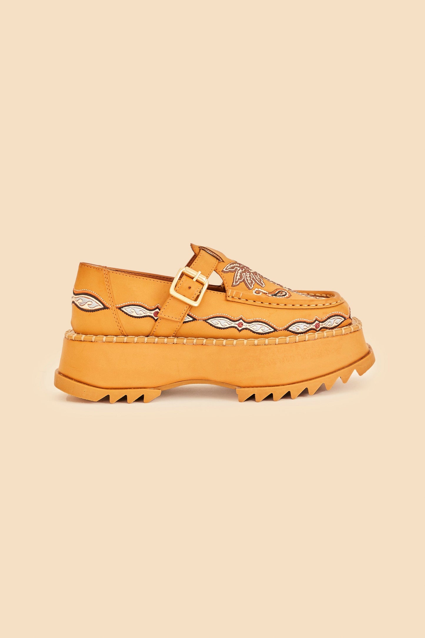 Caramel Sweet Mermaids Platform Mary Jane