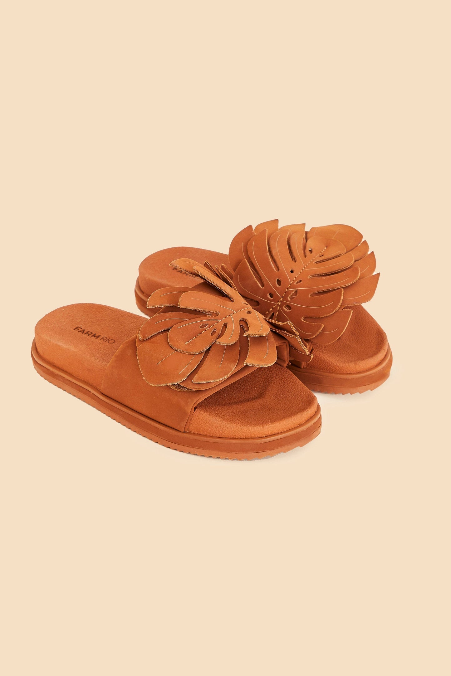 Caramel Monstera Anatomic Slide Sandal