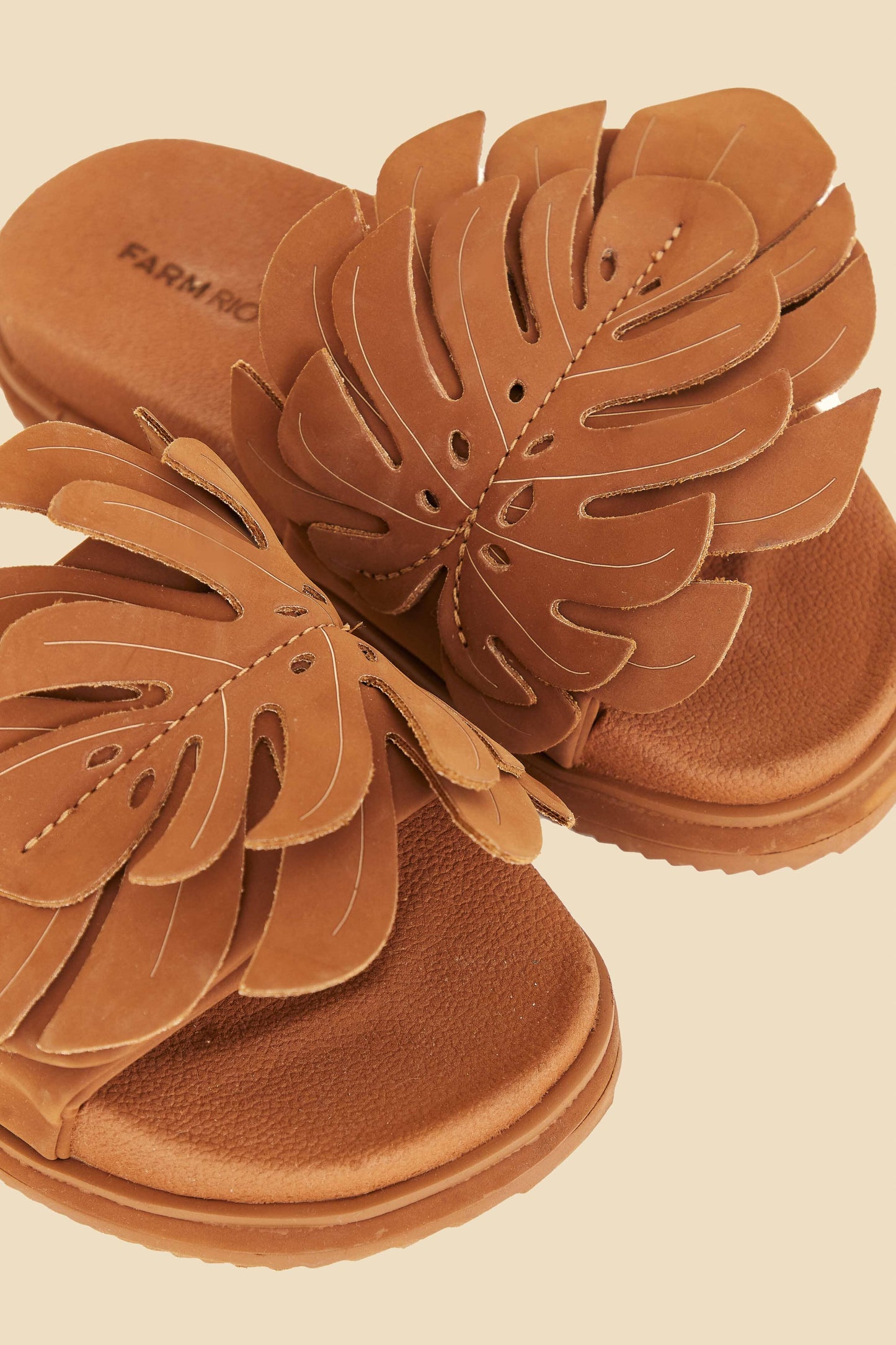 Caramel Monstera Anatomic Slide Sandal