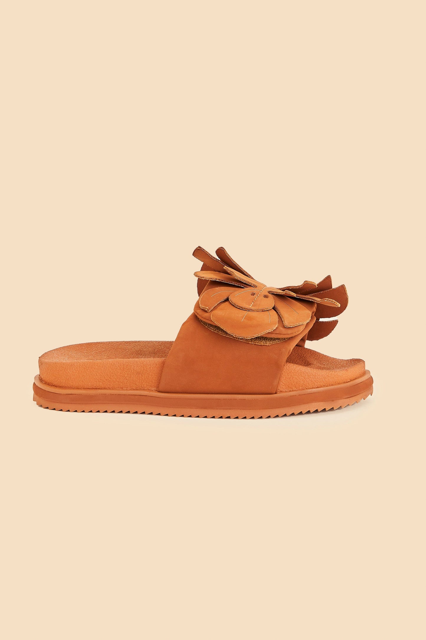 Caramel Monstera Anatomic Slide Sandal