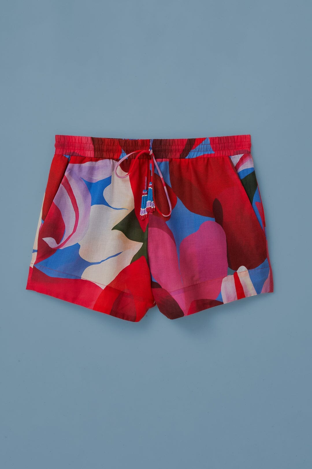 Watercolor Floral Organic Cotton Shorts