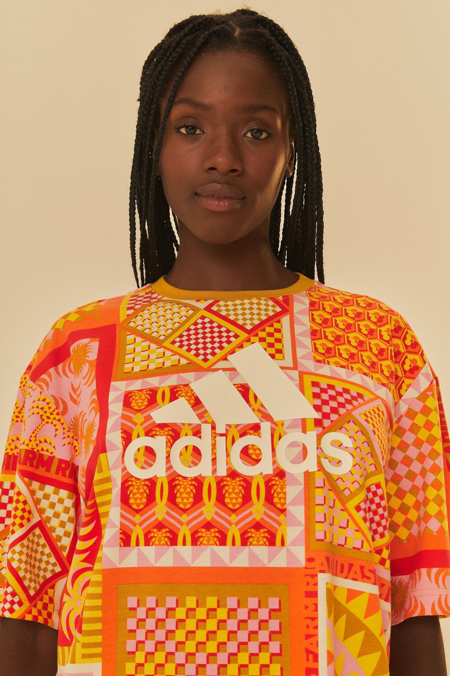 Adidas Farm Solar Kaleidoscope Pink Dress